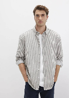 Resim Mavi Erkek Uzun Kol Gömlek M0211756-91269