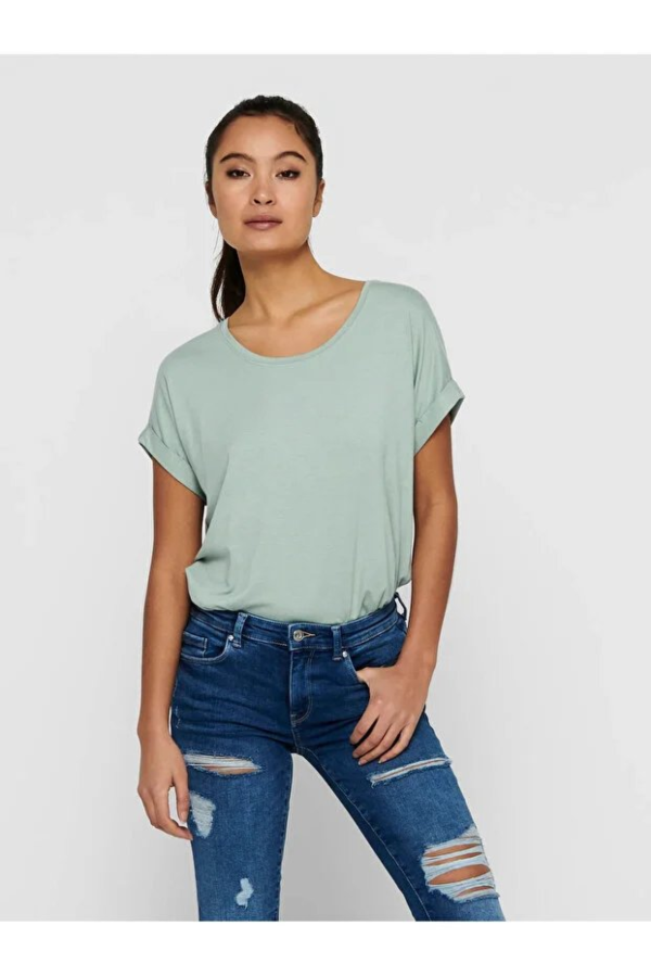 Resim Only Onlmoster S/S O-Neck Top Noos Jrs Kadın T-shirt 15106662