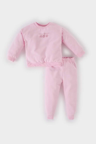 Resim Defacto Kız Bebek  Sweat Takım C2504A5/PN441