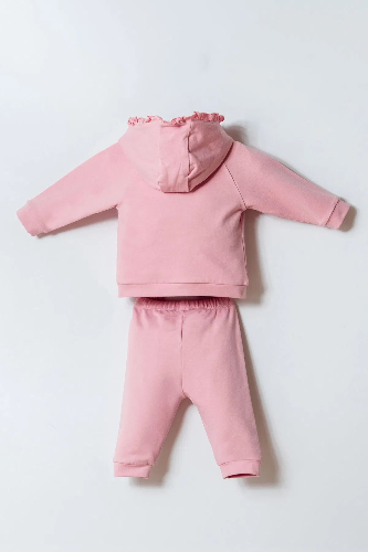 Resim U.S. Polo Assn Bebek Kız Bebek Sweat Takım Usb2975