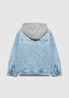 Resim Mavi Erkek Çocuk Jean Ceket M6111402-A2943