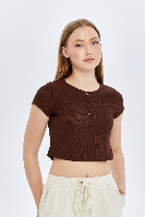 Resim Viole&More Kadın T-shirt 621