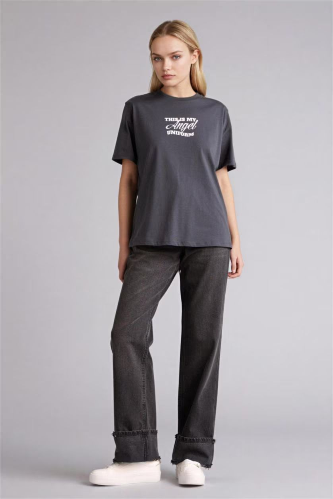 Resim Defacto Kadın T-shirt G9618AX/AR191