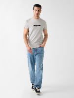 Resim Guess  Erkek  T-shirt M6RI17J1314-A92E Ss Cn Logo Box Tee