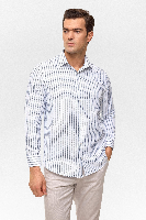 Resim GM2025300046 Armürlü Regular Uzun Kol Erkek Gömlek