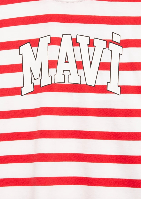 Resim Mavi Erkek Çocuk Tişört M6610251-91366