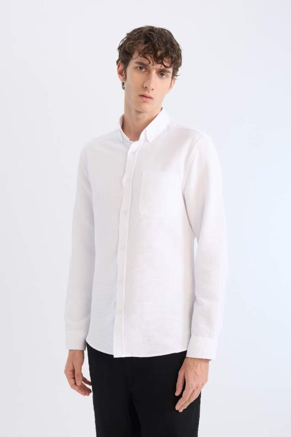 Resim Defacto Erkek Uzun Gömlek T2066AZ/WT34