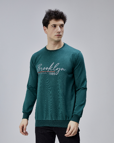 Resim Paul&More Erkek Sweat Brooklyn 0 Yaka 2 İp