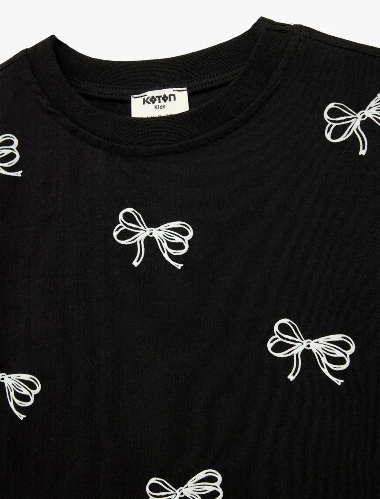 Resim Koton Kız Çocuk T-shirt 6SKG10041AK