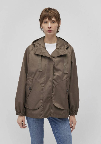 Resim Mavi Kapüşonlu Kadın Mont M1110014-82046