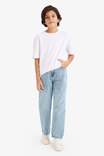 Resim Defacto Erkek Çocuk Jean Pantolon G6698A8/NM39