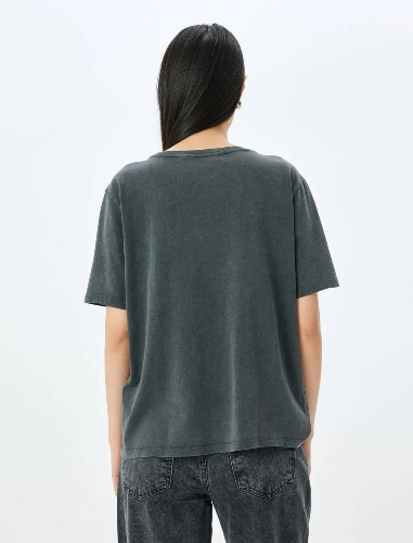 Resim Koton Kadın T-shirt 5SAL10014IK