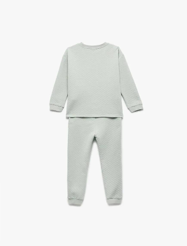 Resim Koton Erkek Bebek Sweat Takım 6WMB10195TK