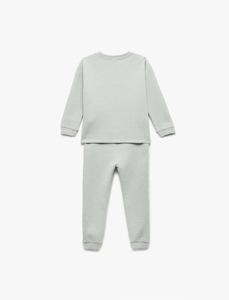 Resim Koton Erkek Bebek Sweat Takım 6WMB10195TK