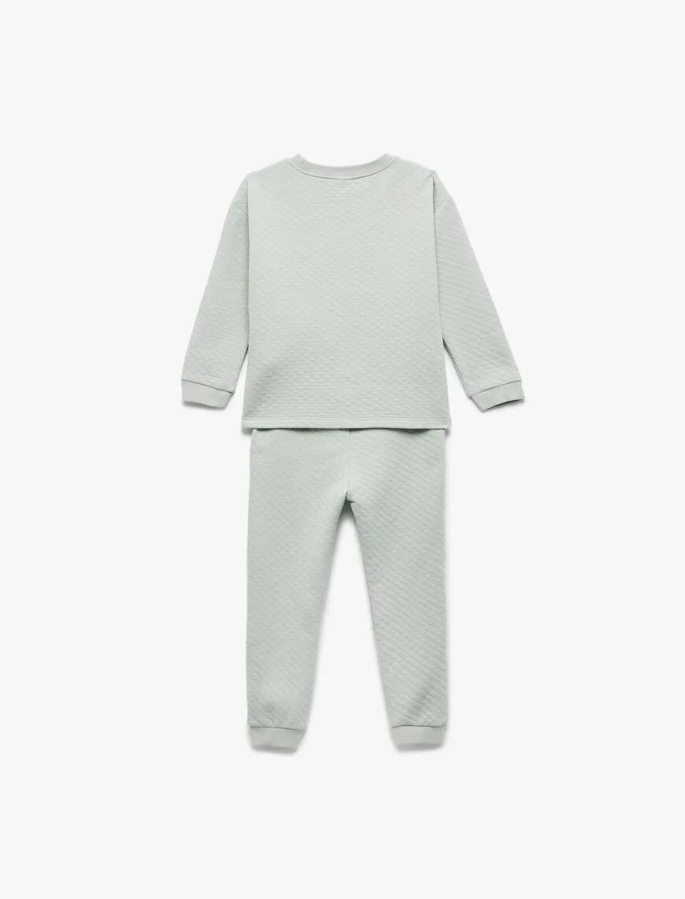 Resim Koton Erkek Bebek Sweat Takım 6WMB10195TK