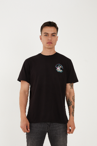 Resim Paul&More T-004 Skull Erkek T-Shirt