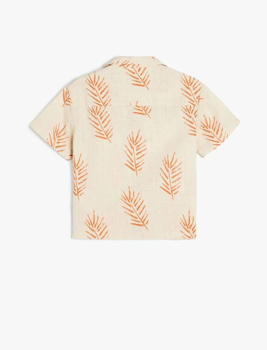 Resim Koton Erkek Çocuk  Kısa Kol Gömlek 5SKB60074TW