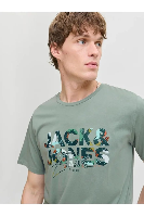 Resim Jack & Jones Jjgeplas Tee Ss Crew Neck Ln Erkek T-shirt 12278523