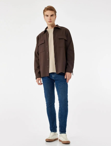 Resim Koton Erkek Jean Pantolon 6WAM40115ND