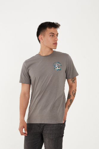 Resim Paul&More T-004 Skull Erkek T-Shirt