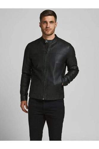 Resim Jack & Jones Jjewarner Jacket Noos Erkek Deri Mont ve Ceket 12182461