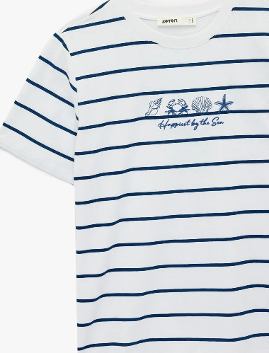 Resim Koton Kadın T-shirt 6SAK50090EK