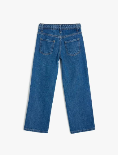 Resim Koton Kız Çocuk Jean Pantolon 5WKG40078AD