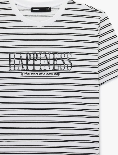 Resim Koton Kadın T-shirt 6SAK50071EK