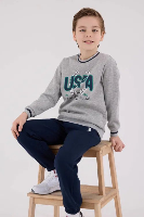 Resim U.S. Polo Assn Kids Erkek Çocuk Eşofman Takım US2223-4