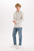 Resim Defacto Erkek Uzun Kol Gömlek D7079AX/GR492