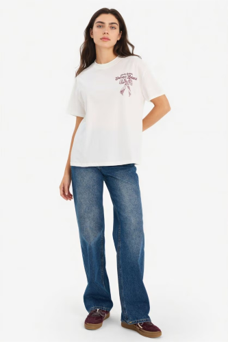 Resim Defacto Kadın T-shirt G5906AX/WT32