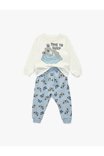 Resim Koton Erkek Bebek Sweat Takım 6Wmb10055Tk