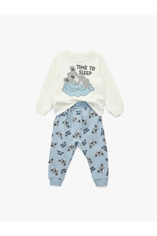 Resim Koton Erkek Bebek Sweat Takım 6Wmb10055Tk