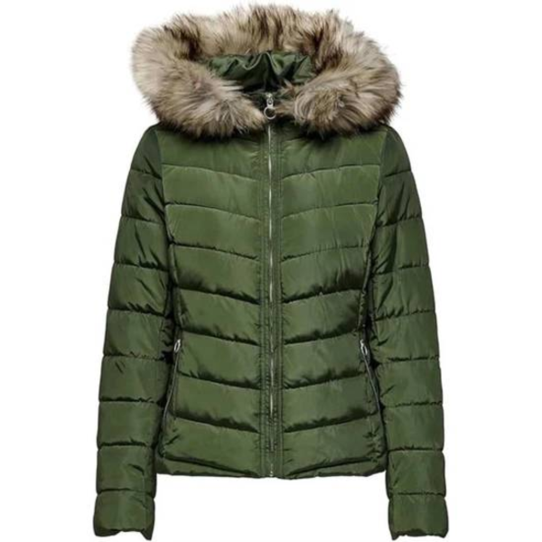 Resim Only Onlellan Quılted Hood Jacket Lıfe Cc Otw Kadın Mont 15300254