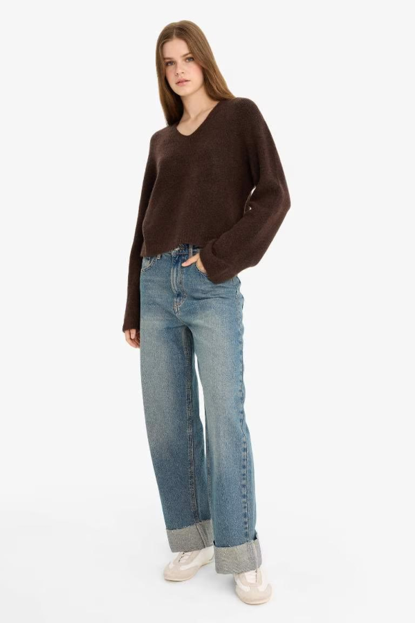 Resim Defacto Kadın  Kazak F4800AX/BN468