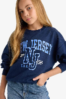 Resim Defacto Kız Çocuk  Sweat E8894A8/NV241