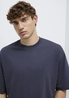 Resim Mavi Erkek T-shirt M0613113-70101