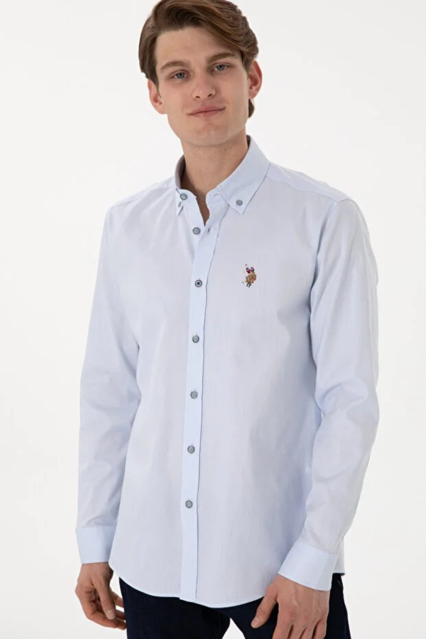 Resim 2225466 Cedcolor025K U.S Polo Assn. Erkek Uzun Kol Gömlek