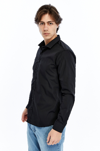 Resim Süvari Wonder Slım Uzun Erkek Gömlek Gm1007100695