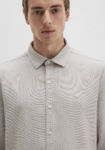 Resim Mavi Uzun Kol Erkek Gömlek M0211656-70145