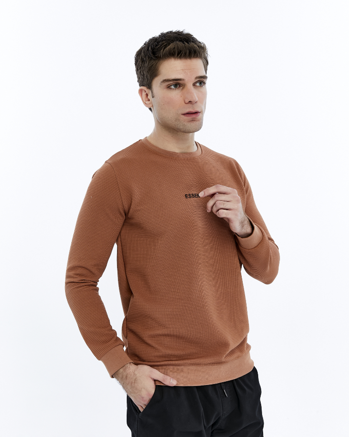 Resim Paul&More Erkek Sweat Essentıals Baskı Ottoban