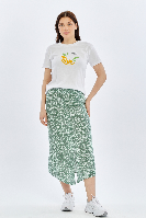 Resim Viole&More Kadın Etek 1293-Kadın Önden Yırtmaçlı