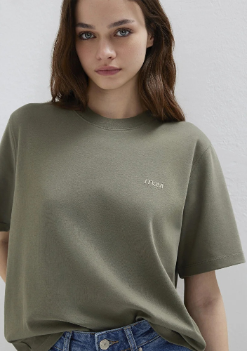 Resim Mavi Kadın T-shirt M1613804-86961