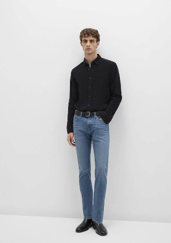 Resim Mavi Jake Mid Erkek Jean Pantolon M0042290661