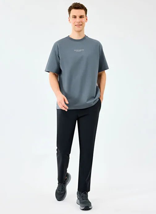 Resim Skechers M Graphic Tee Reflect Logo Oversize  Erkek T-shirt S231094-3998