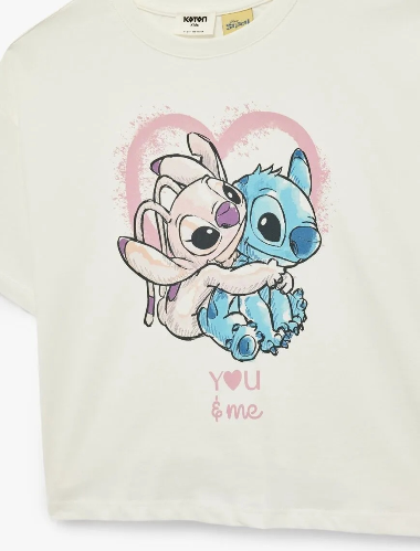 Resim Koton Kız Çocuk T-shirt 6SKG10044AK