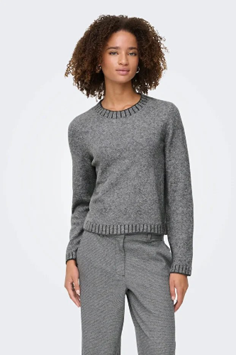 Resim Only Onlfina Ls Stitch O-Neck Cc Knt Kadın Kazak 15350496