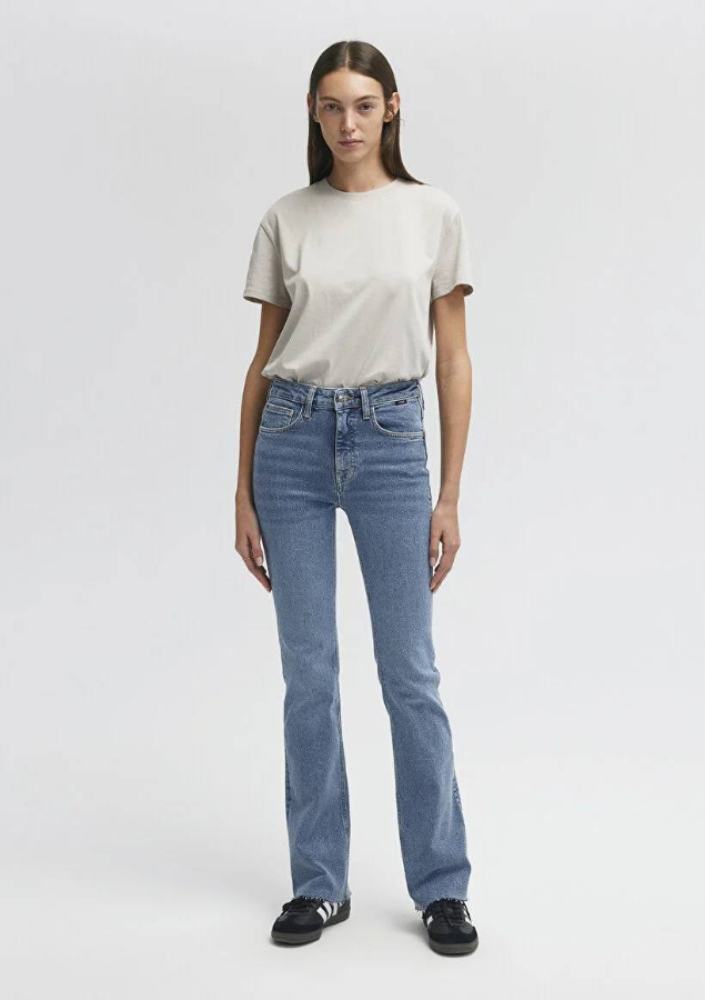 Resim Mavi Kadın Jean Pantolon M101225-35482