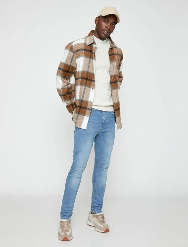 Resim Koton Mıchael Erkek Jean Pantolon 6Sam40061Nd