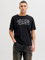 Resim Jack & Jones Jjejeff Logo Tee Ss Sn Erkek T-shirt 12288536